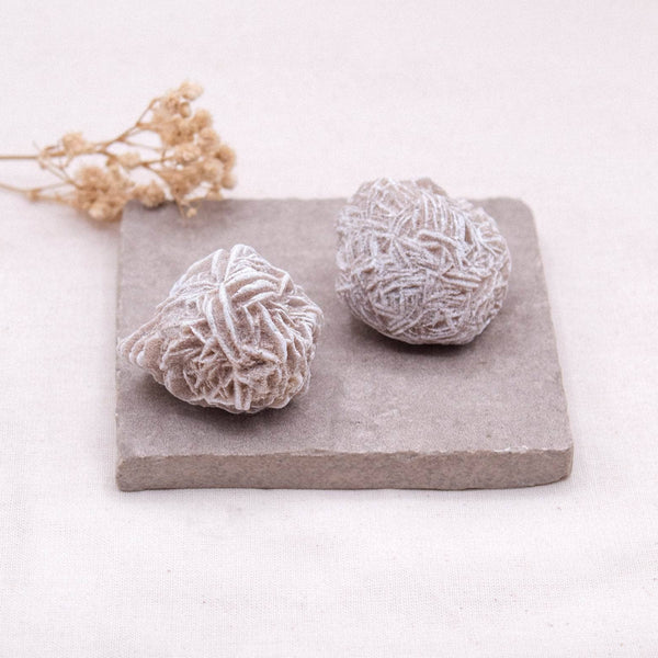 Genuine Desert Rose Selenite Stone Set