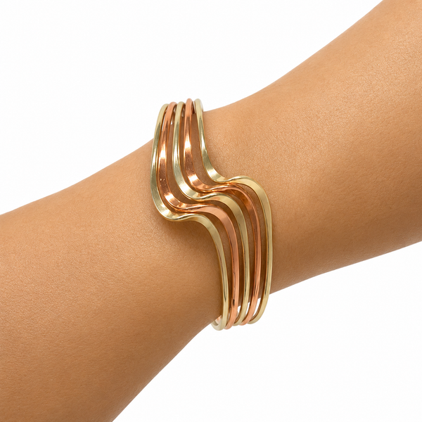 Ebb & Flow Copper Cuff