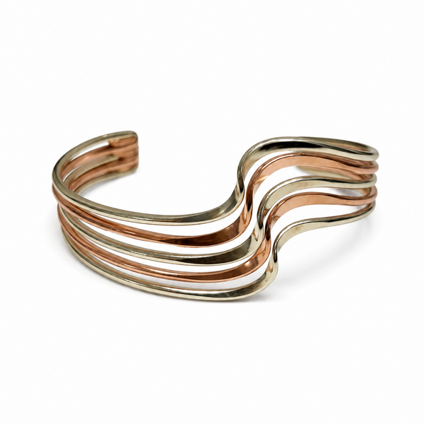 Ebb & Flow Copper Cuff