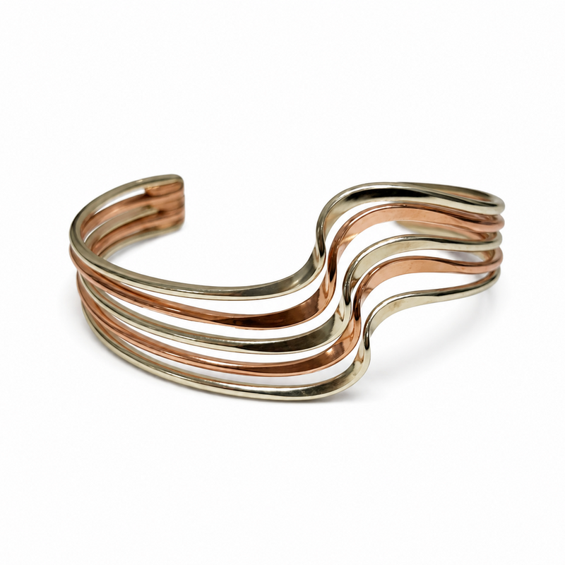 Ebb & Flow Copper Cuff
