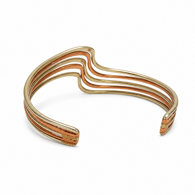 Ebb & Flow Copper Cuff