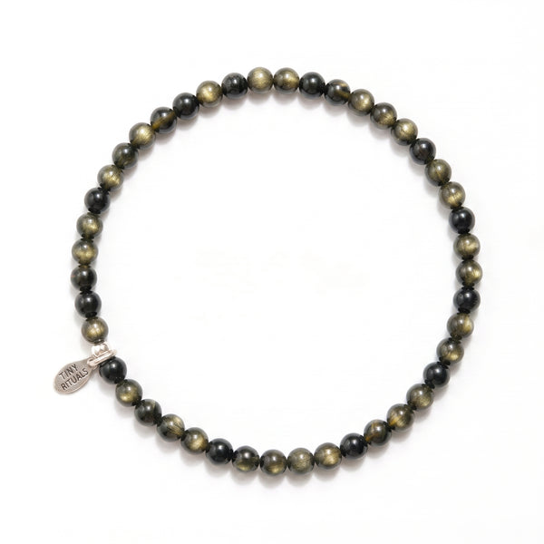Golden Obsidian Energy Bracelet