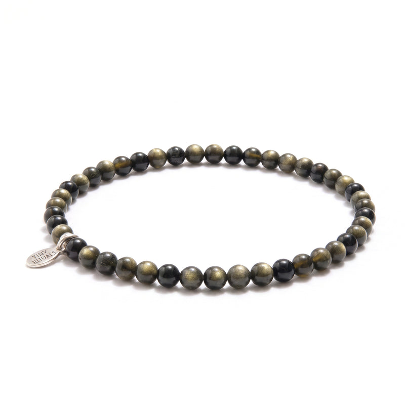 Golden Obsidian Energy Bracelet