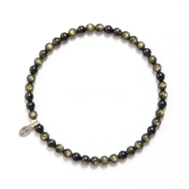 Golden Obsidian Energy Bracelet