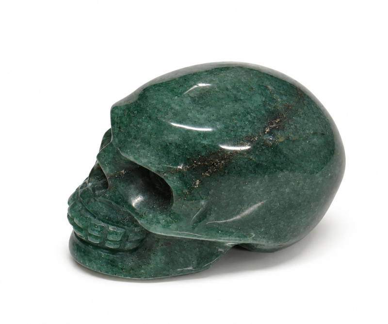 Green Aventurine Crystal Skull