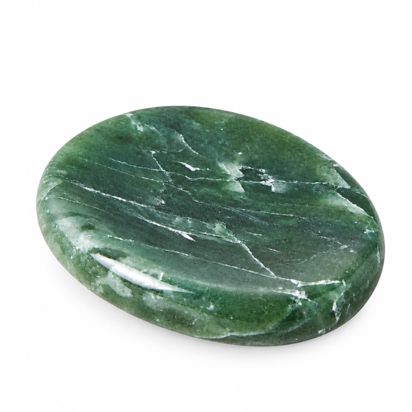 Green Jade Worry Stone