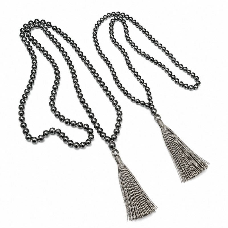 Hematite Mala - High-Energy Gemstones