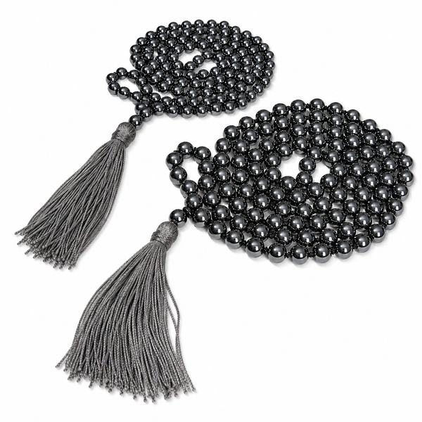 Hematite Mala - High-Energy Gemstones