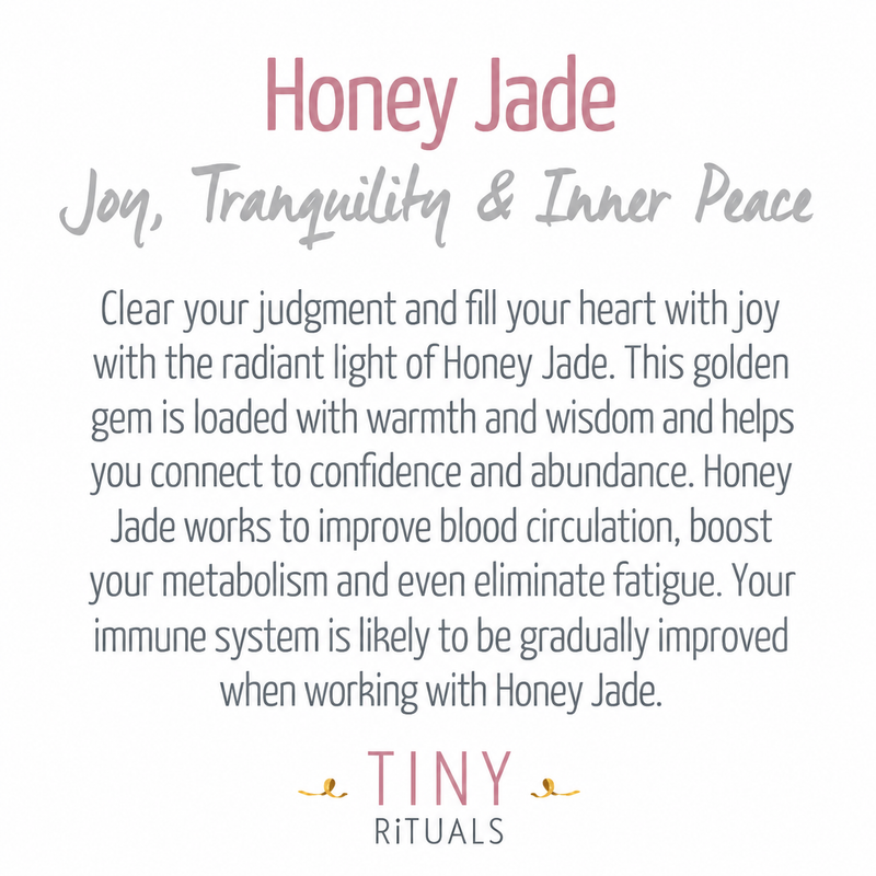 Honey Jade Crystal Point - AAA Premium Quality