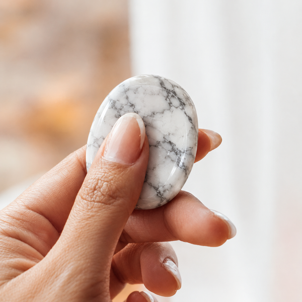 Howlite Worry Stone