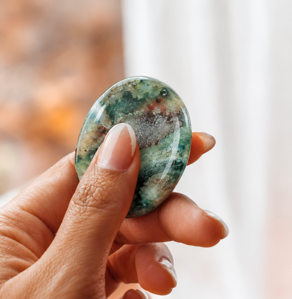 Indian Agate Worry Stone