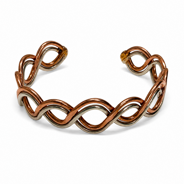 Infinity Wave Copper Cuff