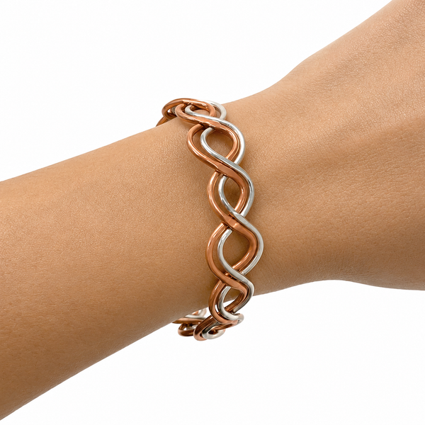 Infinity Wave Copper Cuff