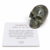 White Labradorite Crystal Skull