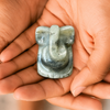 White Labradorite Ganesh