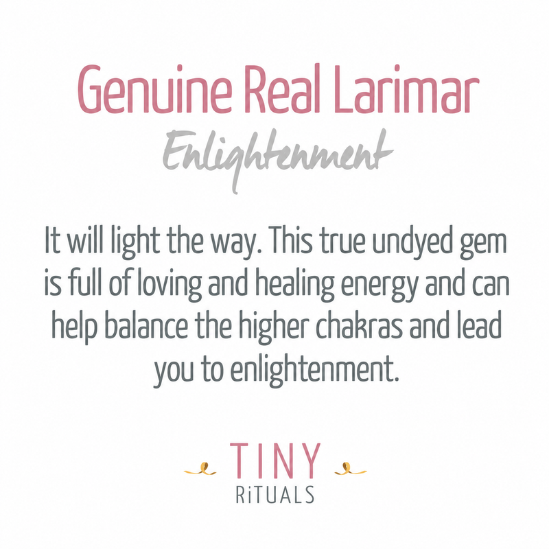 Genuine Rare Larimar Energy Bracelet