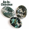 Moss Agate Worry Stone - As-Is-Clearance