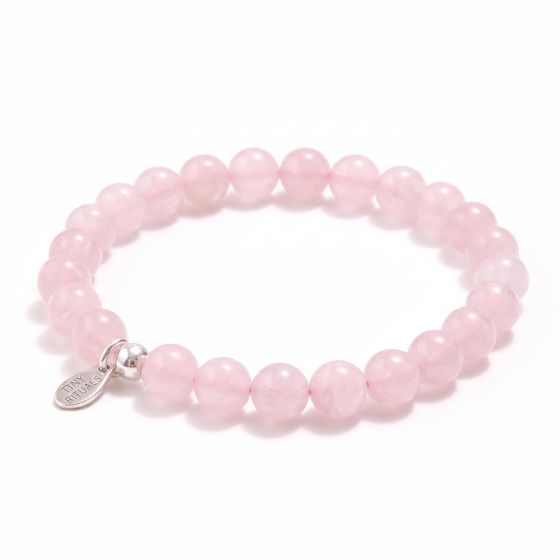 Madagascar Rose Quartz Energy Bracelet - 6mm