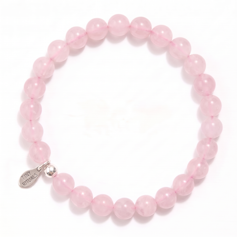 Madagascar Rose Quartz Energy Bracelet - 6mm