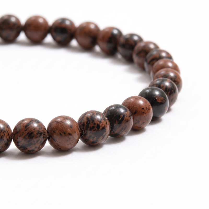 Mahogany Obsidian Energy Bracelet