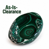 Rare Genuine Malachite Worry Stone - As-Is-Clearance