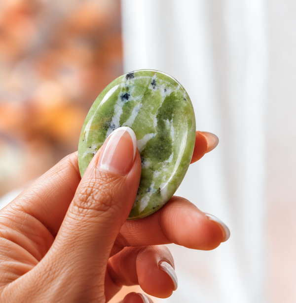 Nephrite Jade Worry Stone
