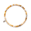Natural Coral Jade Chrysanthemum Energy Bracelet
