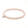 Natural Freshwater Seed Pearl Energy Bracelet - Pink