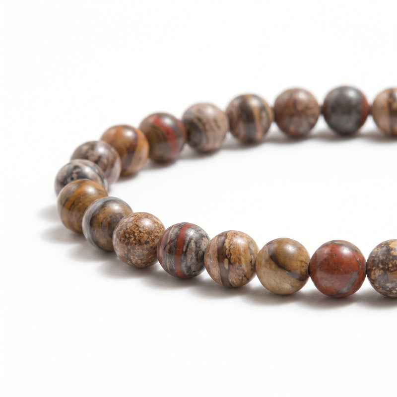 Natural Picasso Jasper Energy Bracelet