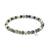 Natural Vine Flower Xiuyu Jade Energy Bracelet