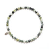 Natural Vine Flower Xiuyu Jade Energy Bracelet