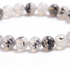 Natural Black Flower Moss Agate Energy Bracelet