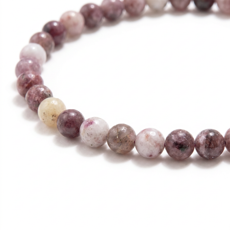 Natural Plum Blossom Tourmaline Energy Bracelet