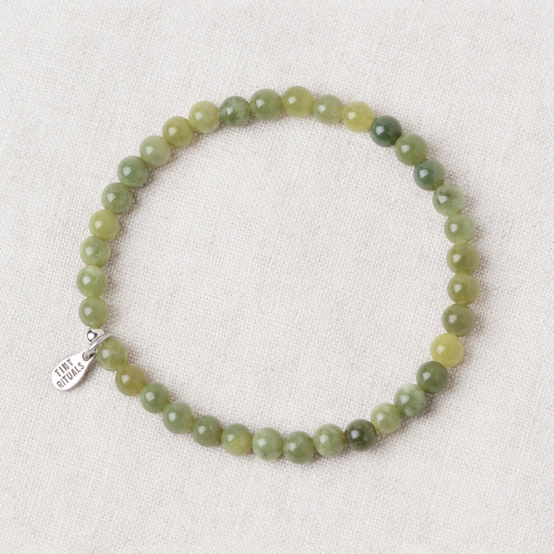 Green Nephrite Jade Energy Bracelet