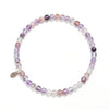 Purple Ghost Amethyst Quartz Energy Bracelet