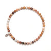 Petrified Wood Jade Energy Bracelet
