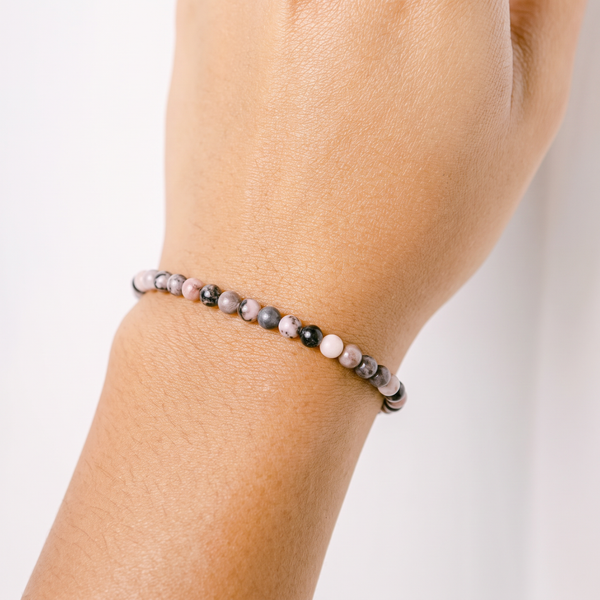 Pink Zebra Jasper Energy Bracelet