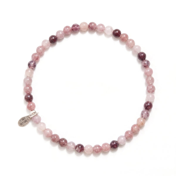 Purple Berry Quartzite Energy Bracelet