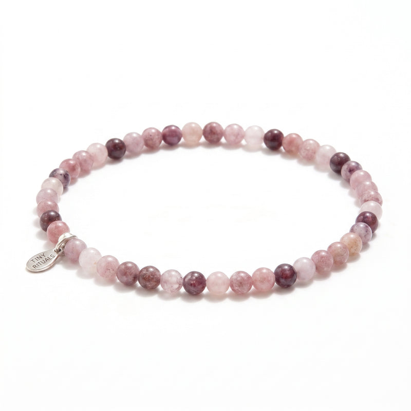 Purple Berry Quartzite Energy Bracelet