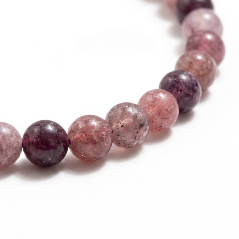 Purple Berry Quartzite Energy Bracelet