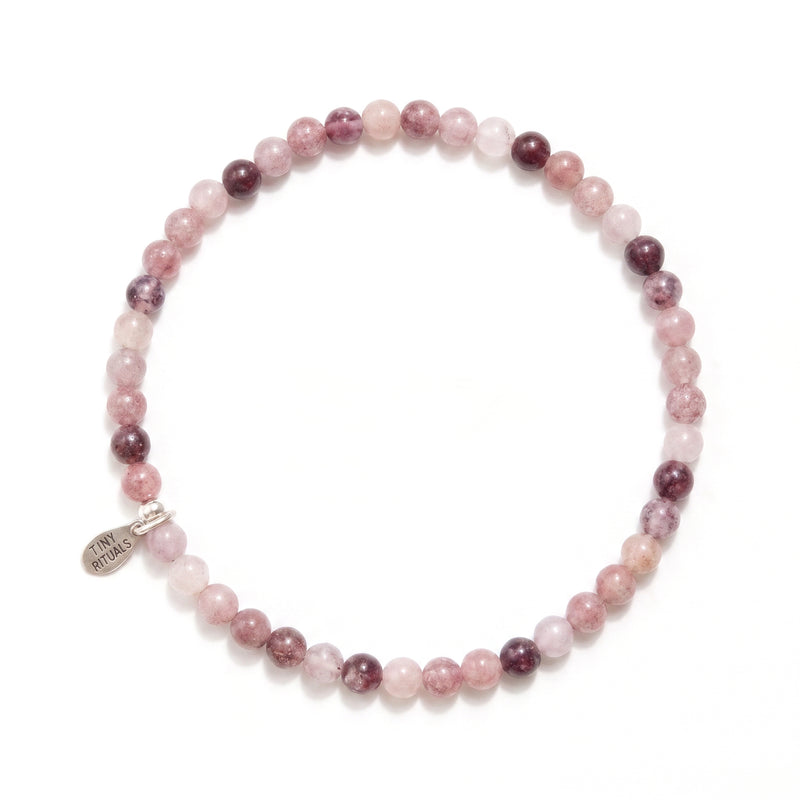 Purple Berry Quartzite Energy Bracelet