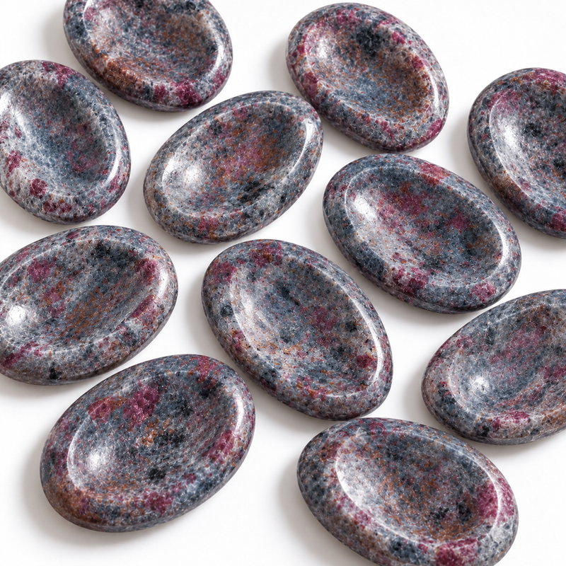 Ruby-Kyanite Worry Stone