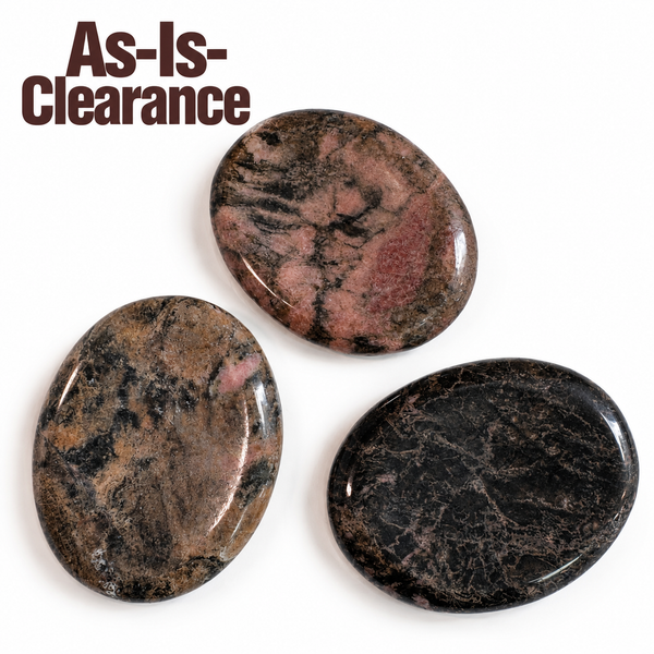 Rhodonite Worry Stone - As-Is-Clearance