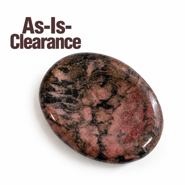 Rhodonite Worry Stone - As-Is-Clearance