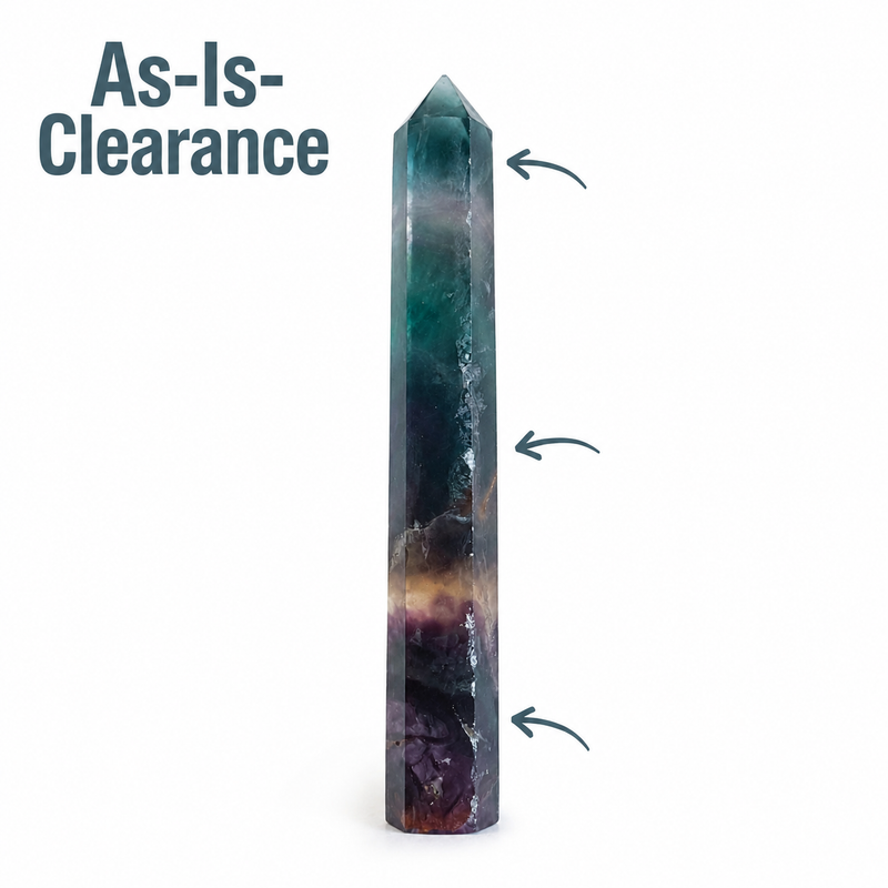 Rainbow Fluorite Tower - As-Is-Clearance
