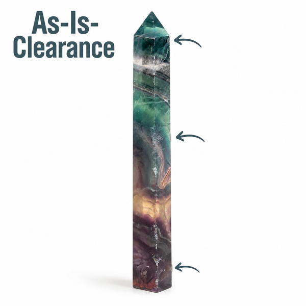 Rainbow Fluorite Tower - As-Is-Clearance