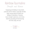 Rainbow Tourmaline Energy Anklet