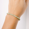 Rare Matcha Alashan Agate Energy Bracelet