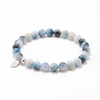 Rare Blue Ice Glacierite Energy Bracelet 6mm