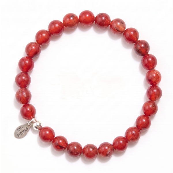 Red Carnelian Energy Bracelet - 6mm